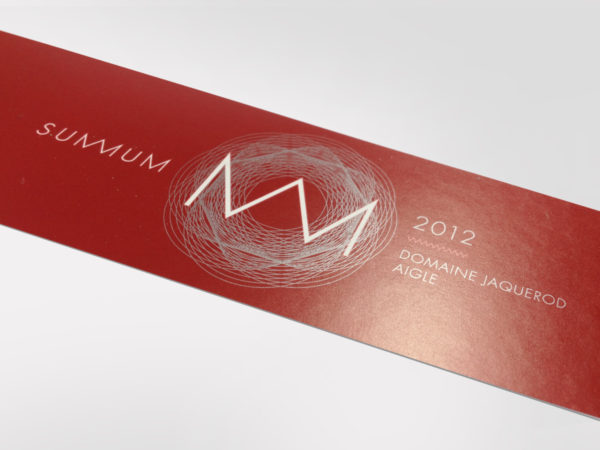 SUMMUM swiss wine - red wine - white wine - packaging - chablais vaudois - swiss graphic design